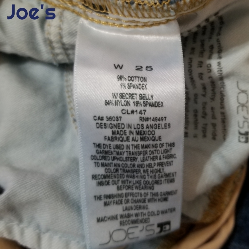 Joe's The Callie High Rise Crop Boot Maternity Jean - Picture 8 of 8